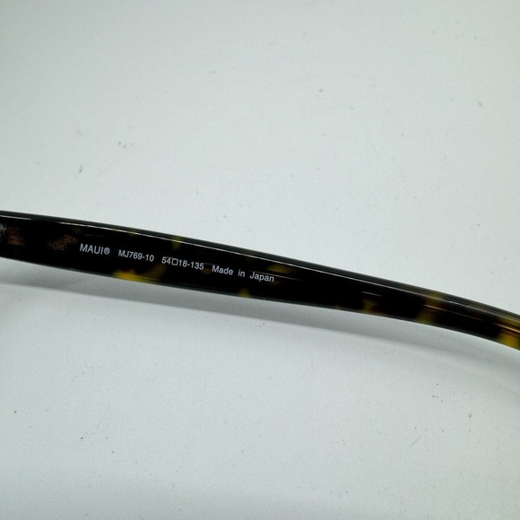 Maui Jim MJ769-10 Canna Black Brown Womens Sunglasses Frames‎ 54[]18 135 H10918